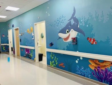 Защита стен в детском отделении